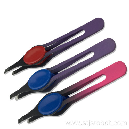 Stainless steel tweezers tweezers Eyelash curler threading tools Defeathering eyebrow clip